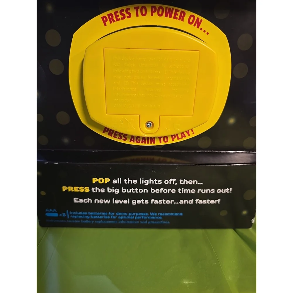 NEW ~ Buffalo Games ~ Pop It! Pro ~ The Light-Up Pattern Popping Game
